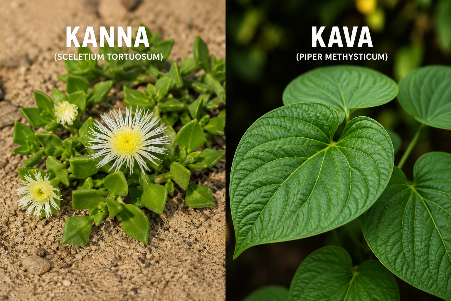 Kanna vs. Kava: Two Different Kinds of Calm