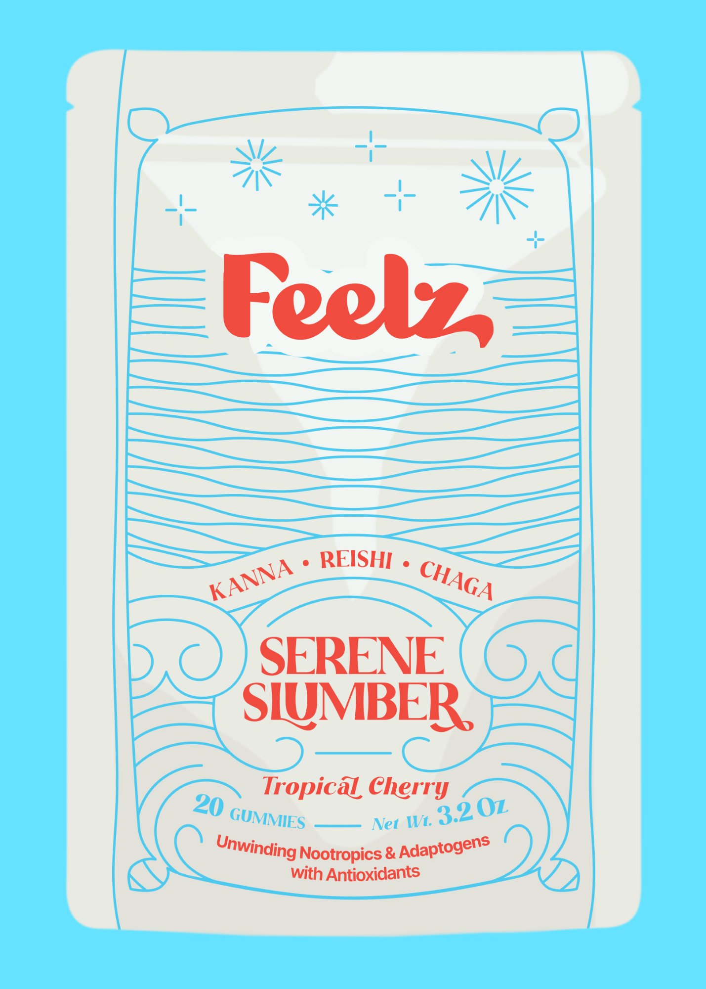 Sleep Gummies, No Melatonin or THC — Serene Slumber | Feelz™